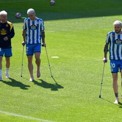 La legión de lesionados del Depor, lista para la pretemporada