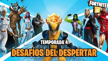 Fortnite Temporada 4: gu&iacute;a de desaf&iacute;os del Despertar