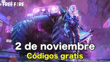 Códigos Free Fire de hoy 2 de noviembre de 2021; todas las recompensas gratis