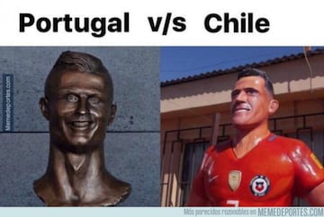 Los memes de Cristiano, previos al Portugal vs Chile