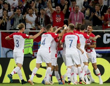Disfruta las mejores imágenes de la victoria de Croacia