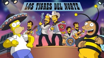 Los Tigres del Norte sorprenden con icónica colaboración musical con Los Simpson.