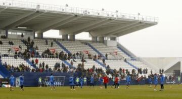 Butarque abre sus puertas a la afición pepinera