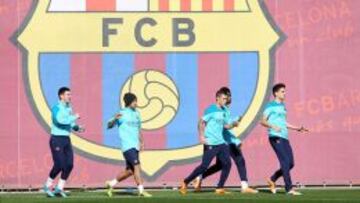 Entrenamiento del Barcelona