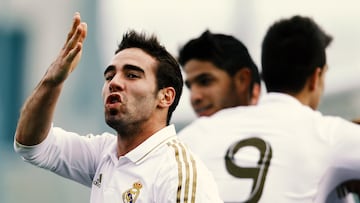 Carvajal, en el Real Madrid Castilla.