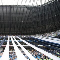 Rayados recibe a su equipo al estilo de la Champions Leag