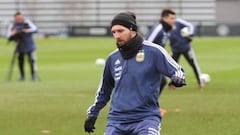 Messi joins Argentina training ahead of Italy clash