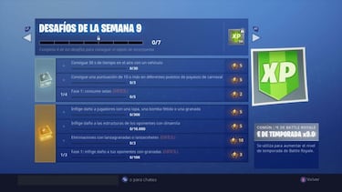 Fortnite Battle Royale: Desafíos de la Semana 9 de la Temporada 6