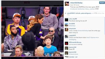 "Este culo va a reventar el partido de Los Angeles Lakers"