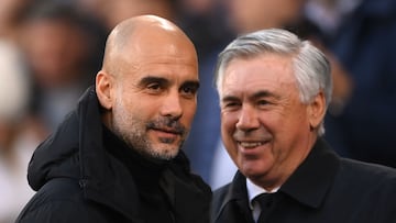 Manchester City and Real Madrid will play again in the Champions League, with Guardiola and Ancelotti colliding on the benches. Who has the upper hand?