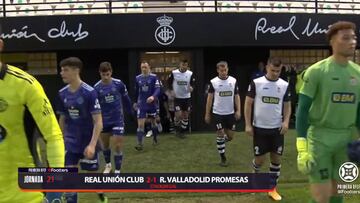 Resumen y goles del Real Unión de Irún vs. Valladolid Promesas de Primera RFEF Footters