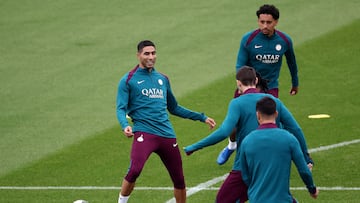 PSG entrena previo a su debut ante Girona en UCL