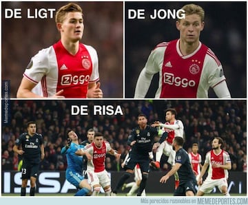 Los mejores memes del Ajax-Real Madrid