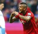 Vidal anota y el Bayern queda a un paso del título en Alemania