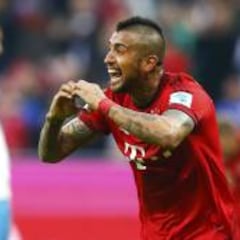 Vidal anota y el Bayern queda a un paso del título en Alemania