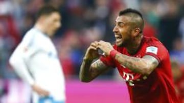 Vidal anota y el Bayern queda a un paso del título en Alemania