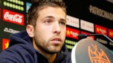 Jordi Alba recordó la eliminatoria contra el Atlético de 2009: "Fue injusto".