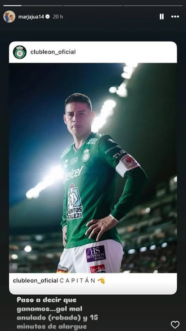 La furiosa reacción de la mamá de James Rodríguez tras el partido entre León y Tigres