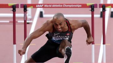 Damian Warner, en el 110 vallas