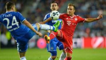 Mario Götze, lesionado ante el Chelsea.