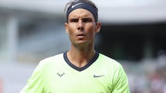 Rafa Nadal ya entrena sobre la arcilla de Roland Garros