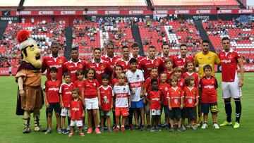 Jugadores del Nástic.