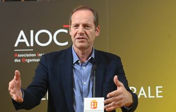 Prudhomme, presidente de la AIOCC, en Burgos (Ricardo Ordóñez)