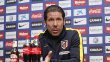 Simeone, técnico del Atlético
