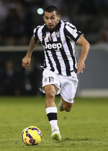 4. Carlos Tévez (Juventus) suma 20 goles en la Serie A