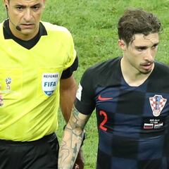 Vrsaljko, esguince en la rodilla izquierda; Subasic no se entrenó