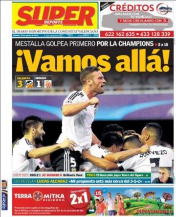 Portadas de la prensa deportiva