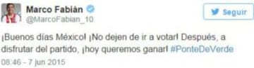 Marco Fabián violó la veda electoral el pasado 7 de junio en las elecciones intermedias. Ese día México jugó su último partido de preparación antes de la Copa América ante Brasil y perdió 2-0.