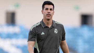 Álvaro López, entrenador del Juvenil A del Real Madrid.