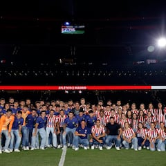Las imágenes de los nuevos fichajes del Atleti en el Metropolitano