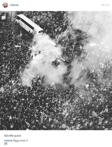 Zinedine Zidane sends a message to the Madrid fans