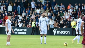 Una de las acciones finales del partido.