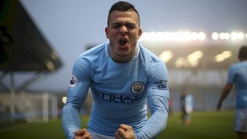 Lorenzo González, jugador del Manchester City