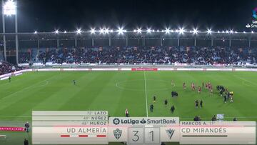 Resumen y goles del Almería vs Mirandés de LaLiga Santander