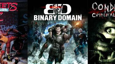 Streets of Rage II, Binary Domain y Condemned gratis