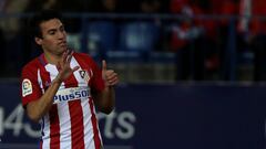 Football Soccer- Atletico Madrid v Real Betis - Spanish La Liga Santander - Vicente Calderon stadium , Madrid, Spain, 14/01/17 Atletico Madrid&#039;s Nicolas Gaitan celebrates after scoring.  REUTERS/Sergio Perez