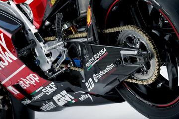 Detalle de la nueva Ducati.