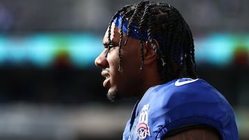 Head coach Brian Daboll gave an update on the WR, who has been suffering “back tightness” and missed Friday’s practice.