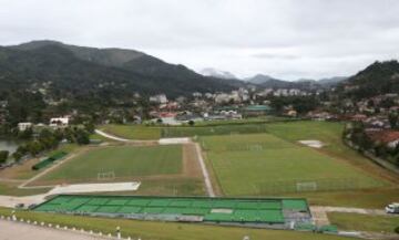 Imágenes del nuevo centro de entrenamiento Granja Comary en Teresópolis, Río de Janeiro, donde el equipo nacional de fútbol de Brasil va a entrenar para el Mundial.