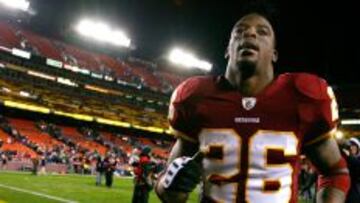 Clinton Portis con los Washington Redskins.