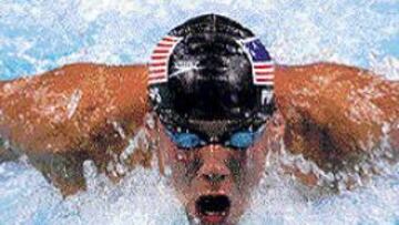 <b>UNA MÁQUINA.</B> Michael Phelps ha agrandado su leyenda al ganar cinco títulos nacionales en Estados Unidos, uno de ellos con récord mundial.