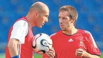 Zidane y Ribéry.