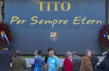 El homenaje a Tito Vilanova