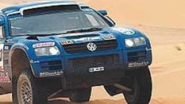 <b>TOUAREG. </b>El coche de la marca alemana se está mostrando cada vez más competitivo en los raids.