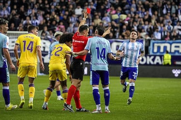 La Rosaleda se libra del cierre parcial por el botellazo al árbitro, pero queda apercibida