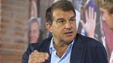 Laporta, en una entrevista con AS en 2015.